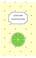 Low Carb Food Tracker: A5 notebook squared planner journal meal tracker motivational diary fitness plan