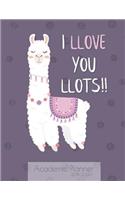 I llove you llots! Academic Planner 2019-2020