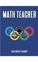 Math Teacher 2020 Weekly Planner