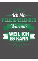 Ich Bin Religionslehrer - Warum? Weil Ich Es Kann: Wochenplaner - ohne festes Datum für ein ganzes Jahr