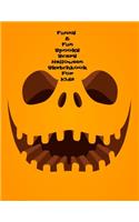 Funny & Fun Spooky Scary Halloween Sketchbook For Kids: The Perfect Happy Trick or Treat Gift Idea For Children, Gifts, Novelty, Stocking Stuffer Ideas, 8.5x11 White Sketch Paper, Glossy Cover