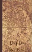 Daily Draw Tarot Journal: Sepia Toned Map