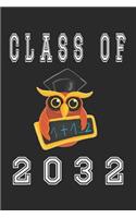Class of 2032: 6x9 Ruled Notebook, Journal, Daily Diary, Organizer, Planner