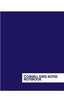 Cornell Grid Notes Notebook: Bold Blue Grid Notebook Supports a Proven Way to Improve Study and Information Retention.(1 Cornell Grid Notes Notebook)