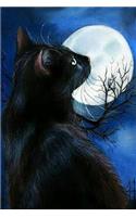 Black Cat Diary: Black Cat Diary, Journal size 6x9
