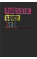 Awesome Since 2018: Graph Paper Notebook (6 x 9 - 120 pages) Birthday Years Themed Notebook for Daily Journal, Diary, and Gift