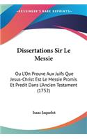 Dissertations Sir Le Messie