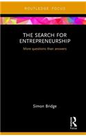 The Search for Entrepreneurship