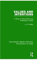 Values and Intentions