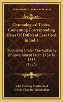 Chronological Tables, Containing Corresponding Dates Of Different Eras Used In India