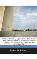 Noncash Income, Equivalence Scales, and the Measurement of Economic Well-Being