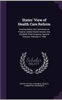 States' View of Health Care Reform