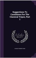 Suggestions To Candidates For The Classical Tripos, Part 1: (English)