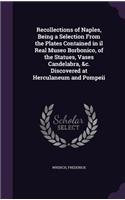 Recollections of Naples, Being a Selection from the Plates Contained in Il Real Museo Borbonico, of the Statues, Vases Candelabra, &C. Discovered at Herculaneum and Pompeii
