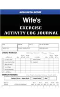 Wife's Exercise Activity Log Journal