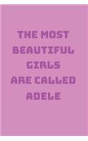 Adele Girl Woman Notebook