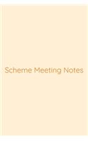 Scheme Meeting Notes Notebook
