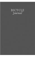 Bicycle Journal - Plain Blank Notebook