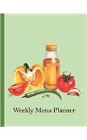 Weekly Menu Planner: Menu Planner (52 Week): Track And Plan Your Meals Weekly / Food Planner / Diary / Log / Shopping List / Journal: Meal Prep And Planning Grocery ... 