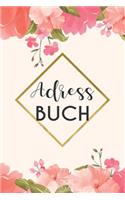 Adressbuch Blumen aquarell