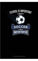 School Is Important But Soccer Is Importanter: Gas & Mileage Log Book(672 Gas & Mileage Log Book)