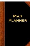 2020 Daily Planner For Men Man Planner Vintage Style 388 Pages: 2020 Planners Calendars Organizers Datebooks Appointment Books Agendas