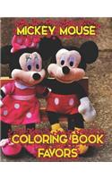 Mickey Mouse Coloring Book Favors: Mickey Mouse Coloring Book Favors, Mickey Mouse Christmas Book. 20 Story Paper Pages. 8.5 in x 11 in Cover.