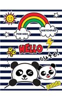 Sketchpad for Kids Hello Cute Panda