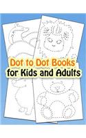 Dot to Dot Books for Kids and Adults: Fun Drawing and Coloring Cute Animals