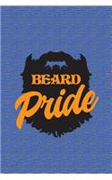 Beard Pride: Cool Journal with a Beard Themed Design on the Cover.