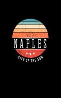 Naples City of the Sun: Vintage City Trip Souvenir Blank Journal Notebook