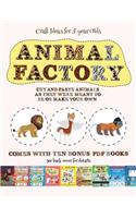 Craft Ideas for 5 year Olds (Animal Factory - Cut and Paste)