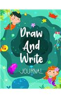 Draw And Write Journal: Primary Notebook Lined V25