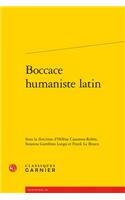 Boccace Humaniste Latin