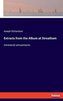 Extracts from the Album at Streatham