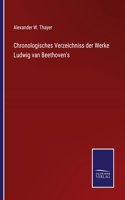 Chronologisches Verzeichniss der Werke Ludwig van Beethoven's