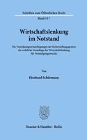 Wirtschaftslenkung Im Notstand