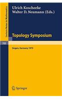 Topology Symposium Siegen 1979