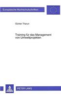 Training fuer das Management von Umweltprojekten