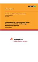 Probleme bei der Einführung des Neuen Steuerungsmodells in der Thüringer Kommunalverwaltung