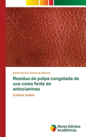Resíduo de polpa congelada de uva como fonte de antocianinas