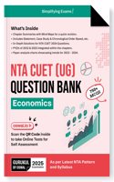Gurukul NTA CUET (UG) Economics Question Bank Exam 2025 : 750+ MCQs, Chapter Summary with Mind Maps, 2024 Solved Paper, PYQs, Paper Analysis Charts, Common University Entrance Test Computer Based