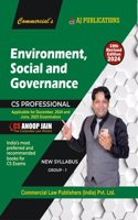 Environment, Social and Governance(Applicable for December, 2024 and June, 2025 Examination)