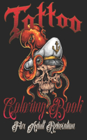 Tattoo Coloring Book for Adults Relaxation