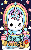 Unicorn Cupcakes Coloring Book for Kids