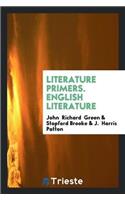 Literature Primers. English Literature