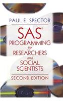 SAS Programming for Researchers and Social Scientists