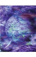 Outer Space Composition Notebook Sci-Fi Planets, Wide Ruled