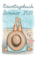 Reisetagebuch Sommer 2020: Urlaubstagebuch mit Seiten für Reiseinfos, Packliste, sowie Platz für Fotos, Zeichnungen und Notizen