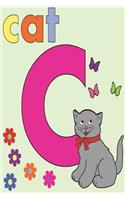 Cat: A Cute Blank Lined Notebook for Journal, Diary and more